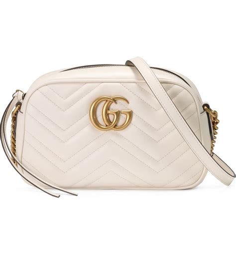 gucci white camera bag